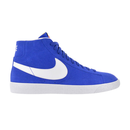 Nike: Голубые кроссовки  Blazer Mid Premium