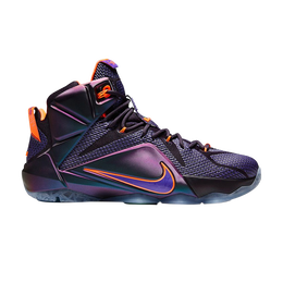 Nike: Фиолетовые кроссовки  Lebron 12