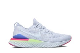 Nike: Синие кроссовки  Epic React Flyknit 2