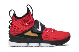 Nike: Красные кроссовки  Lebron 15