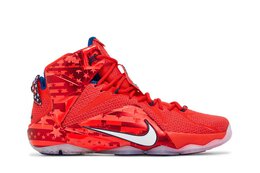 Nike: Красные кроссовки  Lebron 12