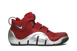 Nike: Красные кроссовки  Zoom Lebron 4