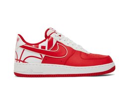 Nike: Красные кроссовки Air Force 1 Low