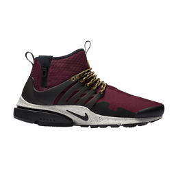 Nike: Красные кроссовки  Air Presto Mid Utility