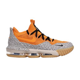 Nike: Оранжевые кроссовки  LeBron 16 Low