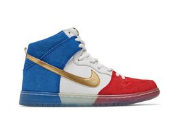 Nike: Белые кроссовки  SB Dunk High