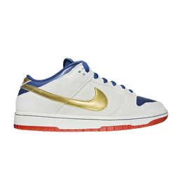 Nike: Белые кроссовки  Dunk Low Pro SB