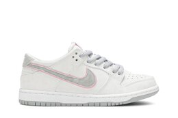 Nike: Розовые кроссовки  Dunk Low Pro