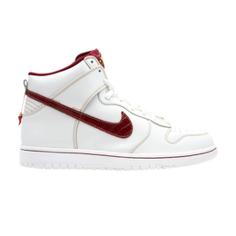 Nike: Белые кроссовки  Dunk High Premium SB