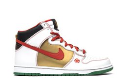 Nike: Белые кроссовки  Dunk High Pro SB