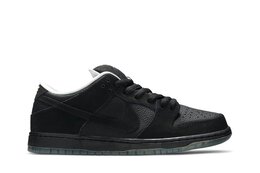 Nike: Чёрные кроссовки  SB Dunk Low