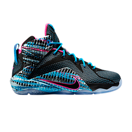 Nike: Чёрные кроссовки  Lebron 12