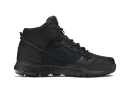 Nike: Чёрные кроссовки  SB Dunk High