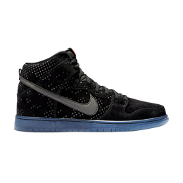 Nike: Чёрные кроссовки  SB Dunk High Premium