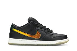 Nike: Чёрные кроссовки  SB Dunk Low Pro