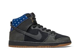 Nike: Чёрные кроссовки  Dunk High Premium SB