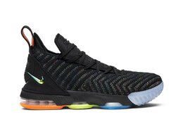 Nike: Чёрные кроссовки  Lebron 16