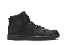 Nike: Чёрные кроссовки  Dunk High