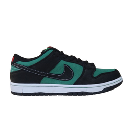 Nike: Зелёные кроссовки  Dunk Low Premium SB