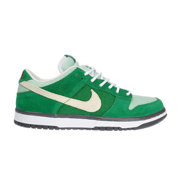 Nike: Зелёные кроссовки  Dunk Low Pro SB