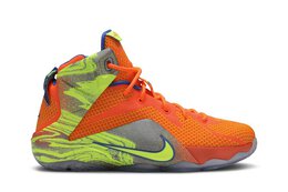 Nike: Оранжевые кроссовки  Lebron 12