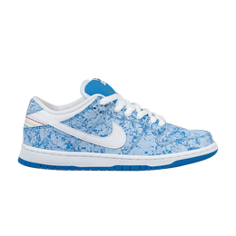 Nike: Синие кроссовки  Dunk Low Premium SB