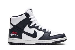 Nike: Синие кроссовки  SB Dunk High Pro