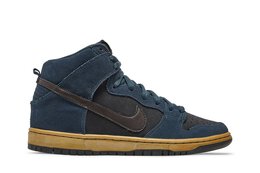 Nike: Синие кроссовки Dunk High Pro SB