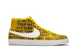 Nike: Жёлтые кроссовки  Blazer SB