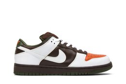 Nike: Коричневые кроссовки  Dunk Low Pro SB