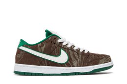 Nike: Коричневые кроссовки  Dunk Low PRM