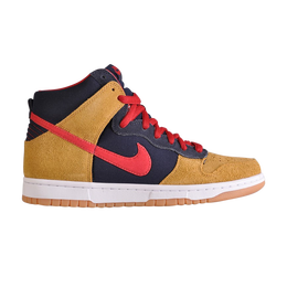 Nike: Коричневые кроссовки  Dunk High Premium SB