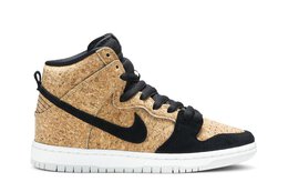 Nike: Коричневые кроссовки  Dunk High Premium SB