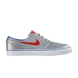 Nike: Серебристые кроссовки  Zoom Stefan Janoski PR