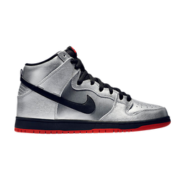 Nike: Серебристые кроссовки  Dunk High Pro SB