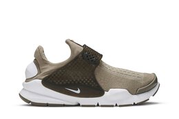 Nike: Кроссовки  Sock Dart цвета хаки