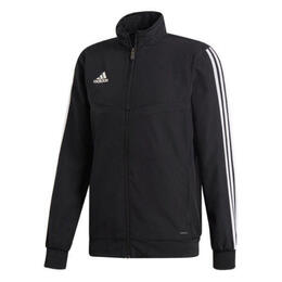 Adidas: Чёрная куртка Tiro