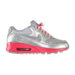 Nike: Серебристые кроссовки  Air Max 90 Premium