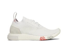 Adidas: Белые кроссовки  NMD Racer Primeknit