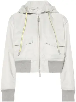 Moncler: Атласная куртка 