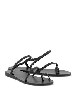 Ancient Greek Sandals: Чёрные сандалии  Eleftheria