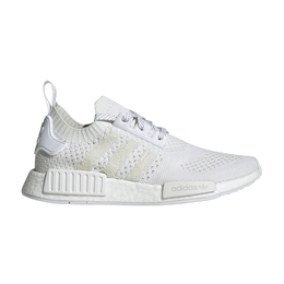 Adidas: Белые кроссовки  NMD_R1 Primeknit