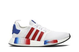 Adidas: Белые кроссовки  NMD_R1