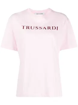 Trussardi: Футболка с принтом 