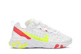 Nike: Белые кроссовки  React Element 55