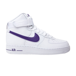 Nike: Фиолетовые кроссовки  Air Force 1 High