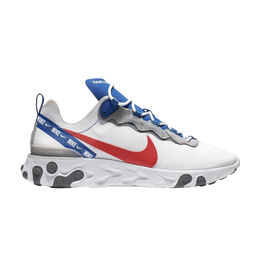 Nike: Белые кроссовки  React Element 55