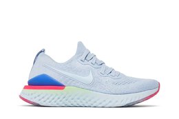 Nike: Голубые кроссовки  Epic React Flyknit 2