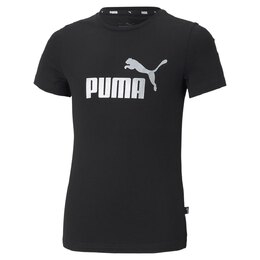 PUMA: Чёрная футболка Essentials