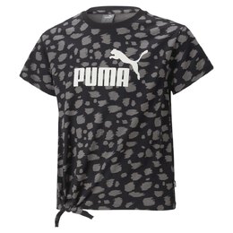 PUMA: Футболка  Essentials с принтом